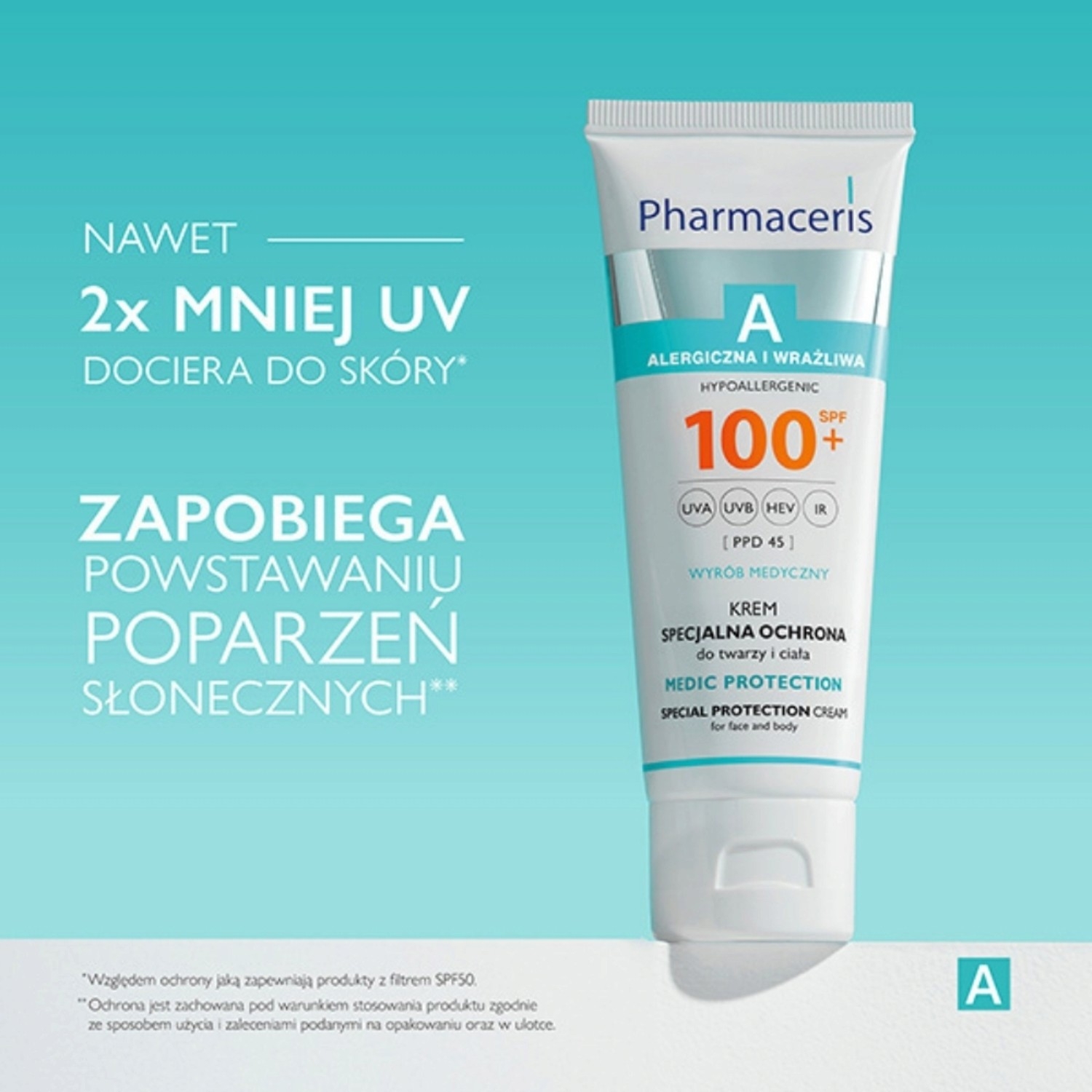 Pharmaceris A Medic Protection Krem specjalna ochrona twarzy i ciała SPF100+