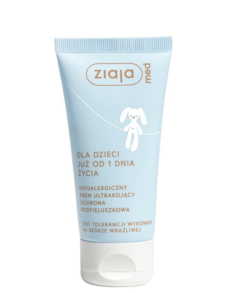 Ziaja Med Hipoalergiczny Kids -  krem ultrakojący, ochrona podpieluszkowa 50 ml