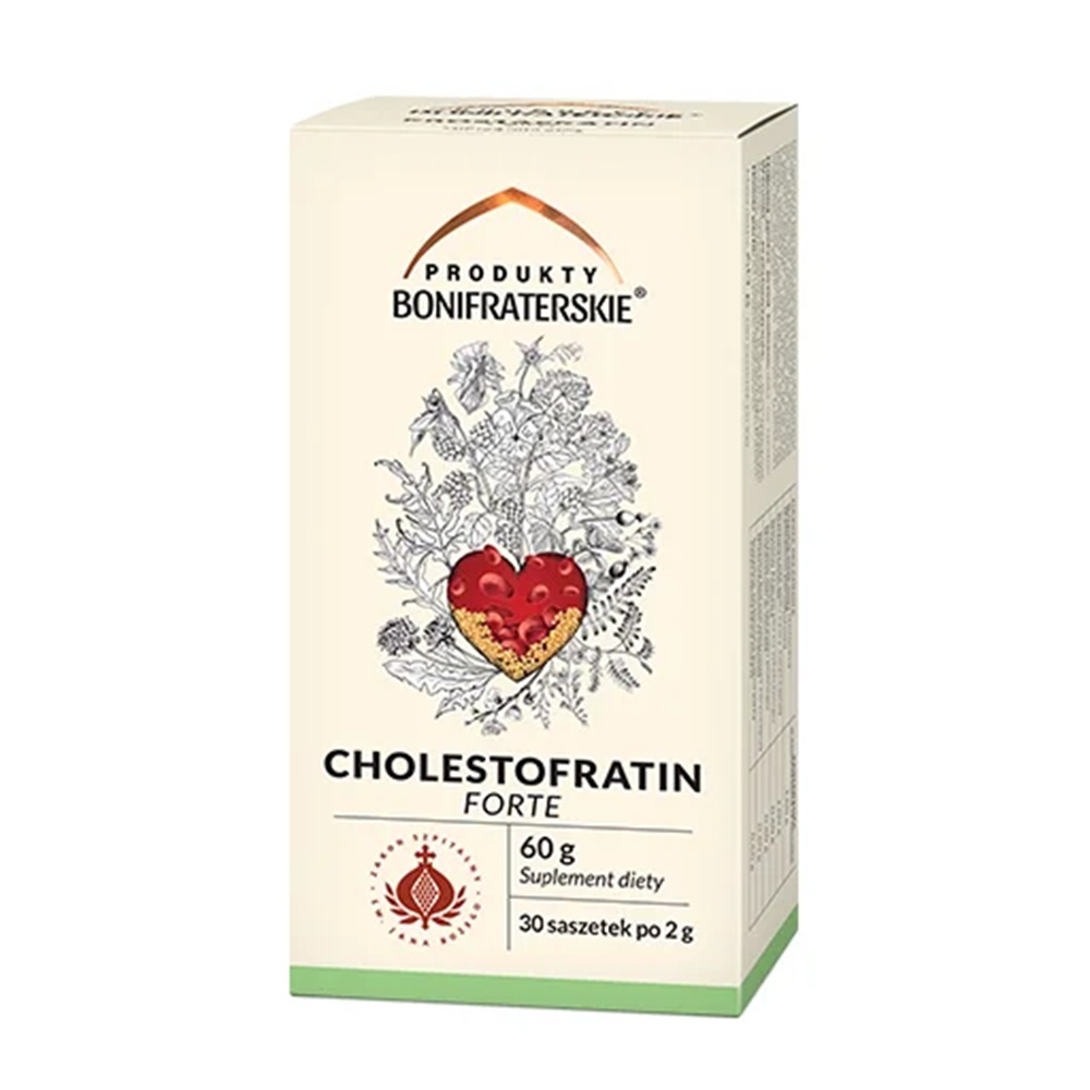 Cholestrofratin Forte Suplement diety, Proszek 30 sasz. x 2g