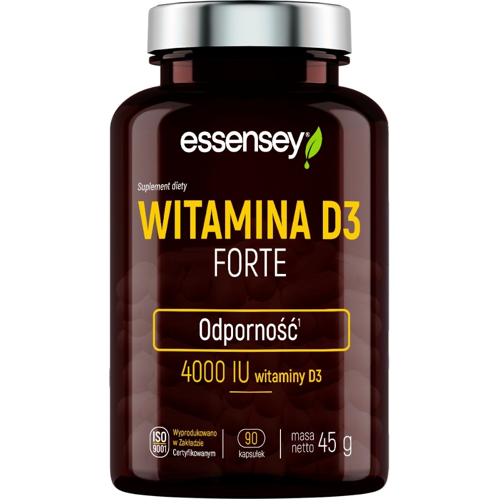Essensey Witamina D3 Forte Kapsułki, 90 szt.