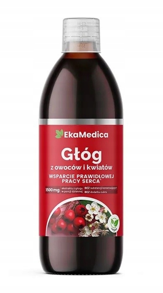 Ekamedica Głóg z Owoców i Kwiatów, płyn 500 ml