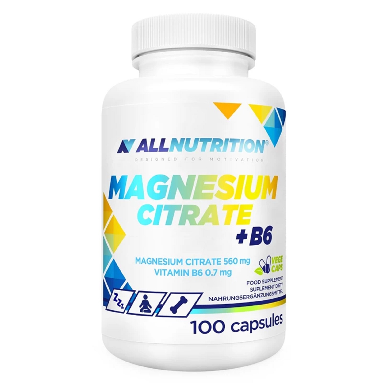 Allnutrition Magnesium Citrate + B6, kapsułki