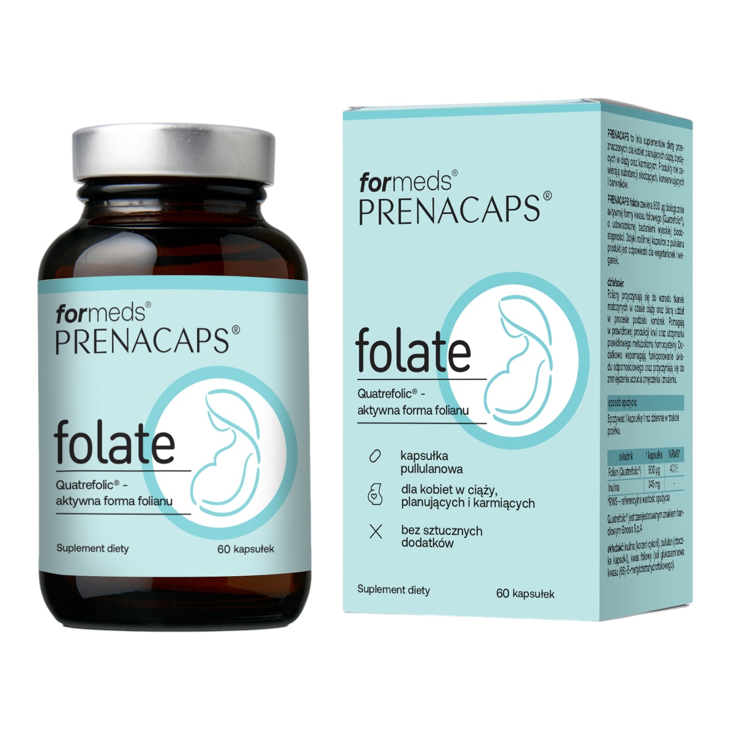 Formeds Prenacaps Folate Kapsułki, 60 szt.