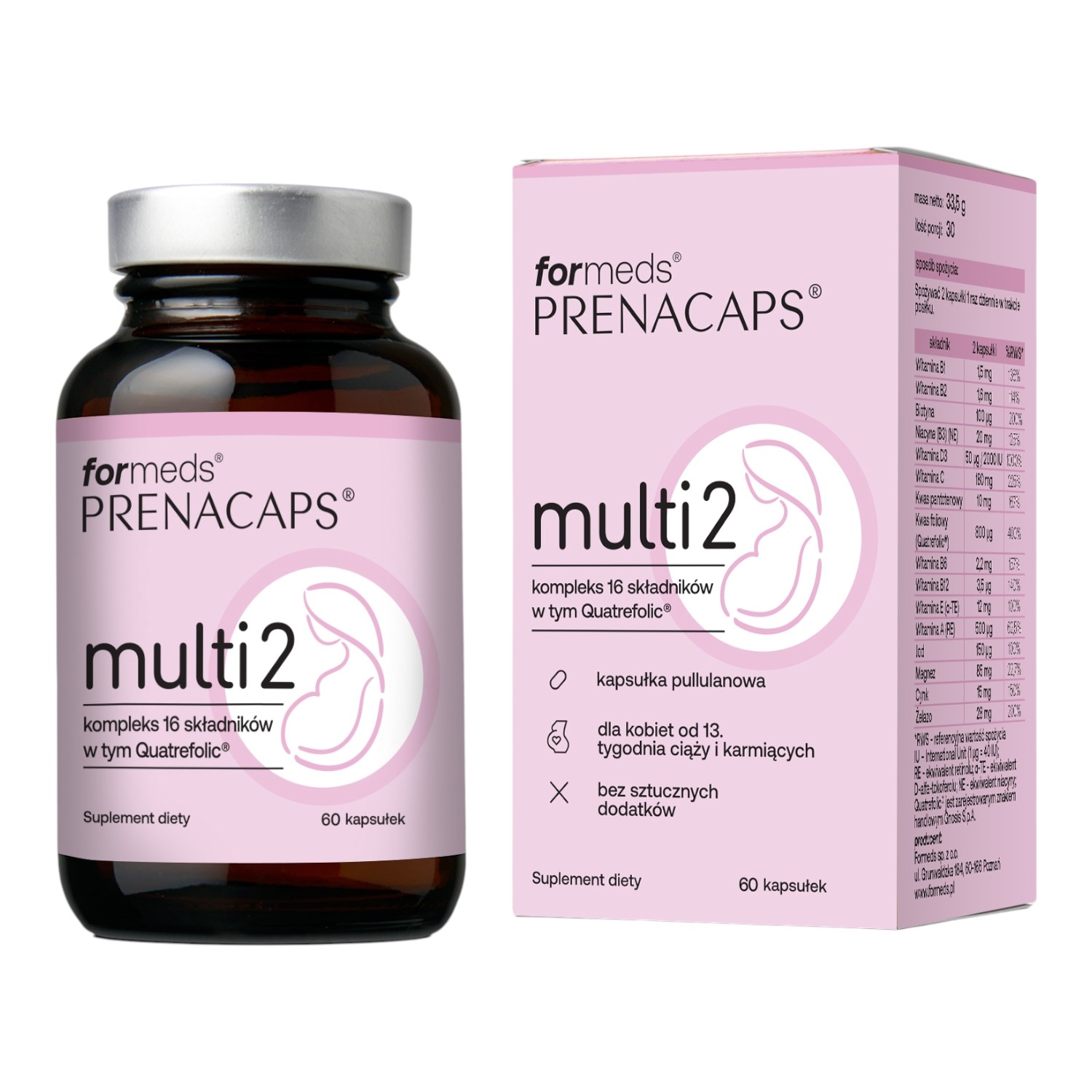 Formeds Prenacaps Multi 2 Kapsułki, 60 szt.