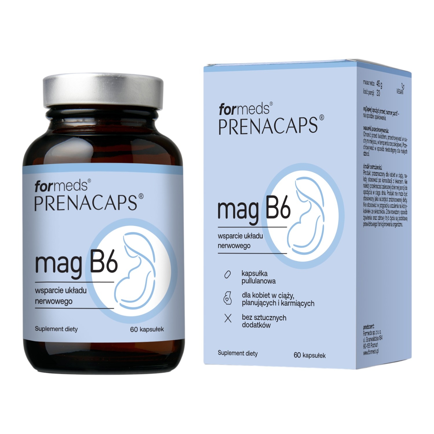 Formeds Prenacaps Mag B6 Kapsułki, 60 szt.