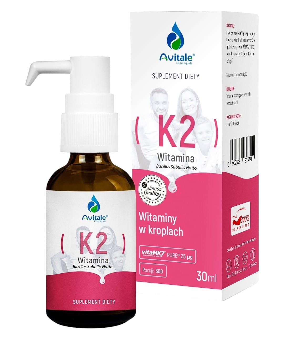 Avitale Krople Wit. K2 25 µg Olive