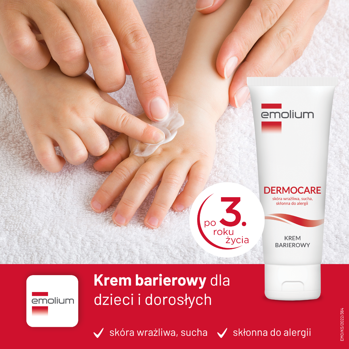 Emolium Dermocare Barierowy krem ochronny
