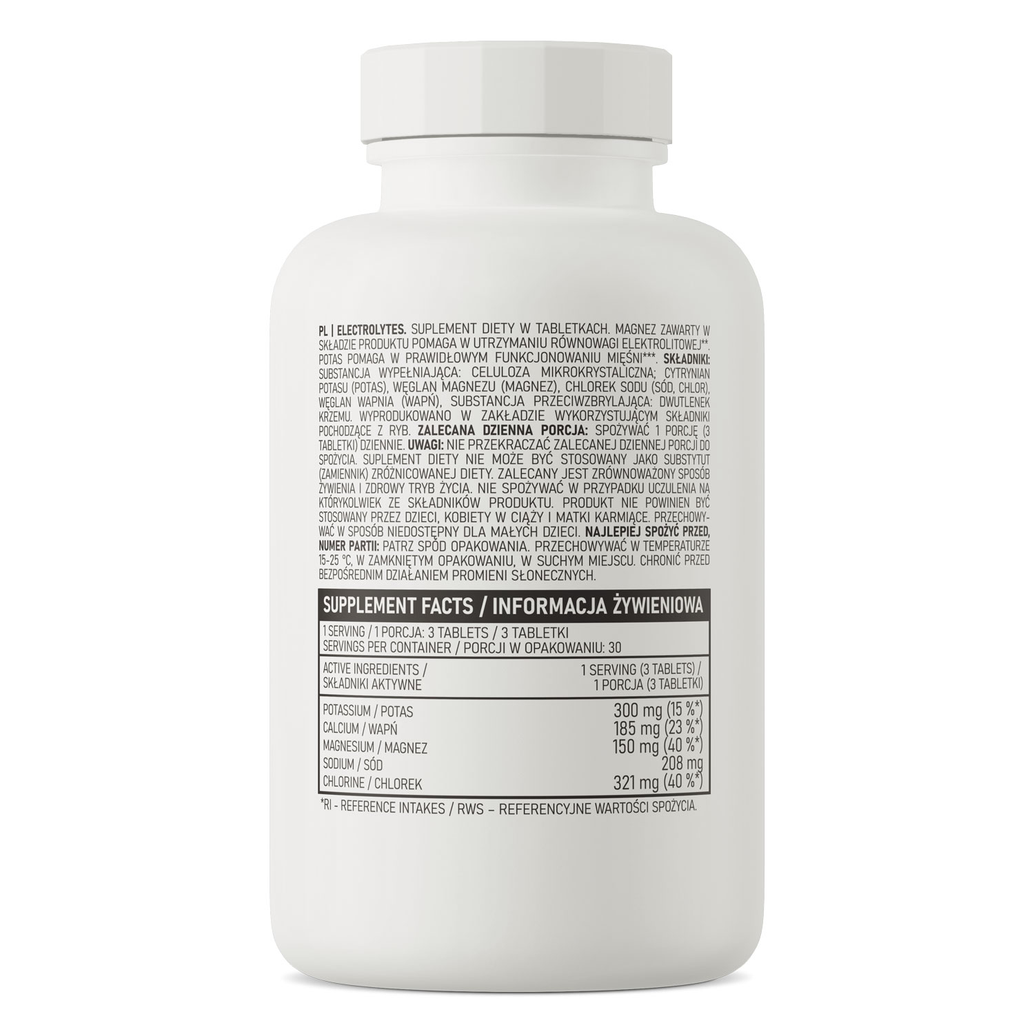OstroVit Electrolyte Tabletki, 90 szt.