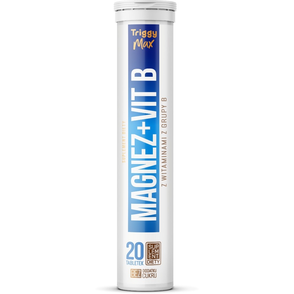 Triggy Tabletki musujące Magnez + Vit B 