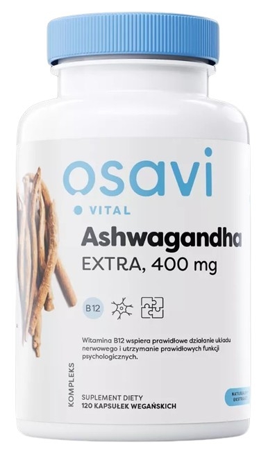 Osavi Ashwagandha 400 mg 60 Kapsułek Twardych