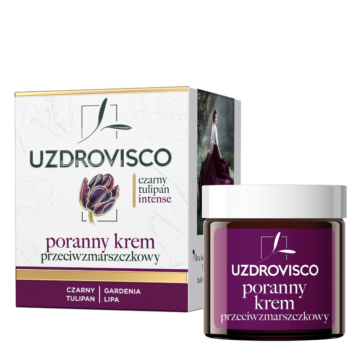 Uzdrovisco Czarny Tulipan Intense Poranny krem przeciwzmarszczkowy 50ml