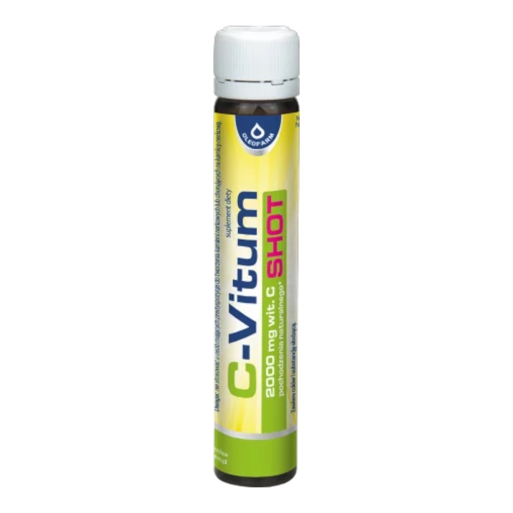C-Vitum Shot 2000 mg Witamina C w fiolkach, 20x25 ml