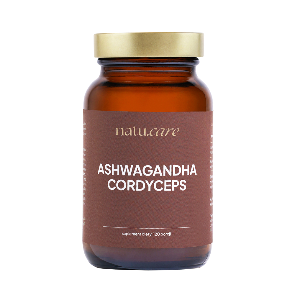 Natu.Care Ashwagandha & Cordyceps 500 mg, kapsułki