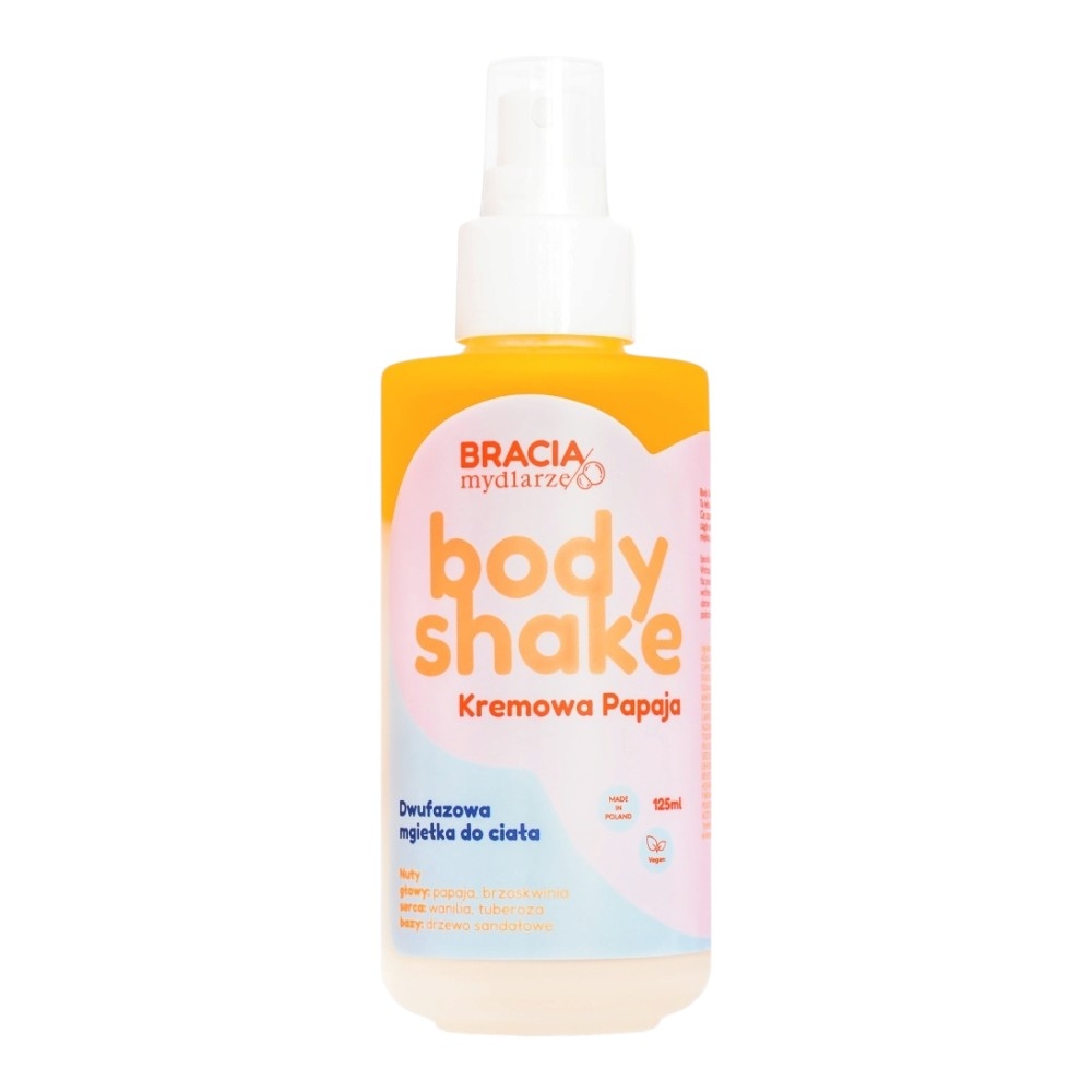 Bracia Mydlarze Kremowa Papaja Body Shake Mgiełka do ciała,125 ml
