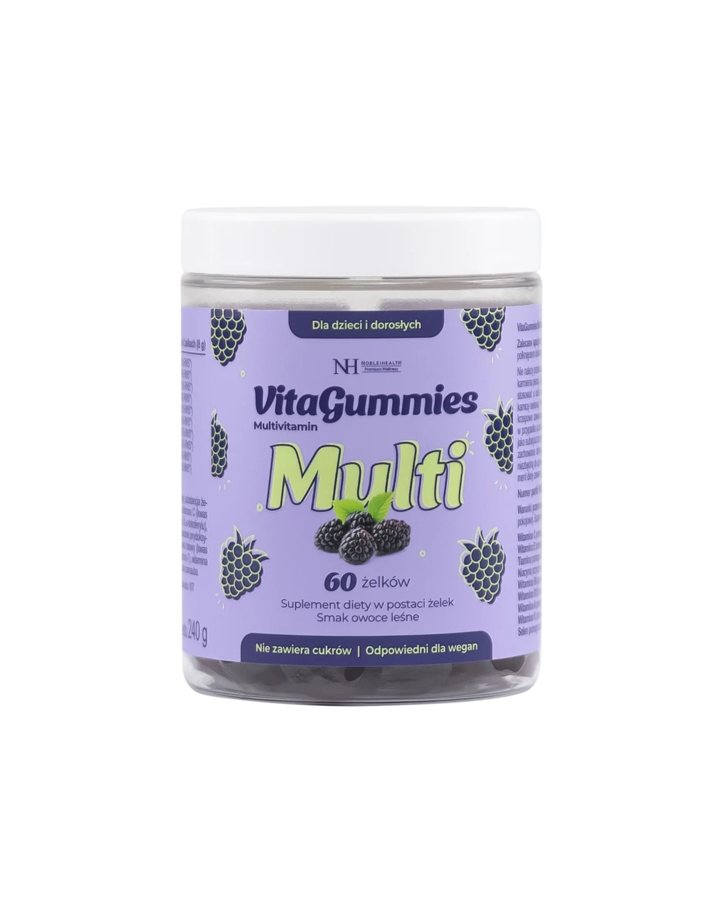 Noble Health Vitagummies Multivitamin Żelki 60 szt.