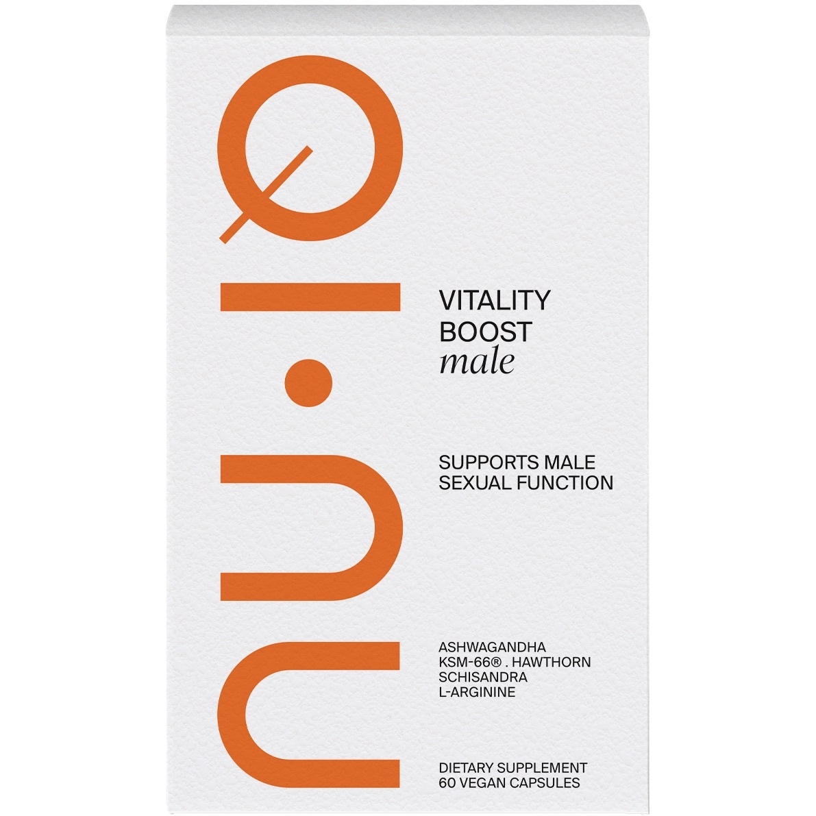 Комплекс для мужчин QI-NU Vitality Boost, ашваганда и цинк, капсулы