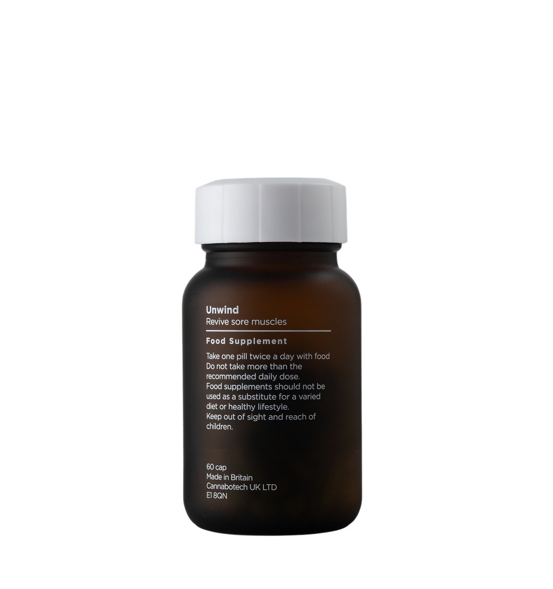 Cannabotech Unwind Caplets Wspomaganie Mięśni Suplement diety