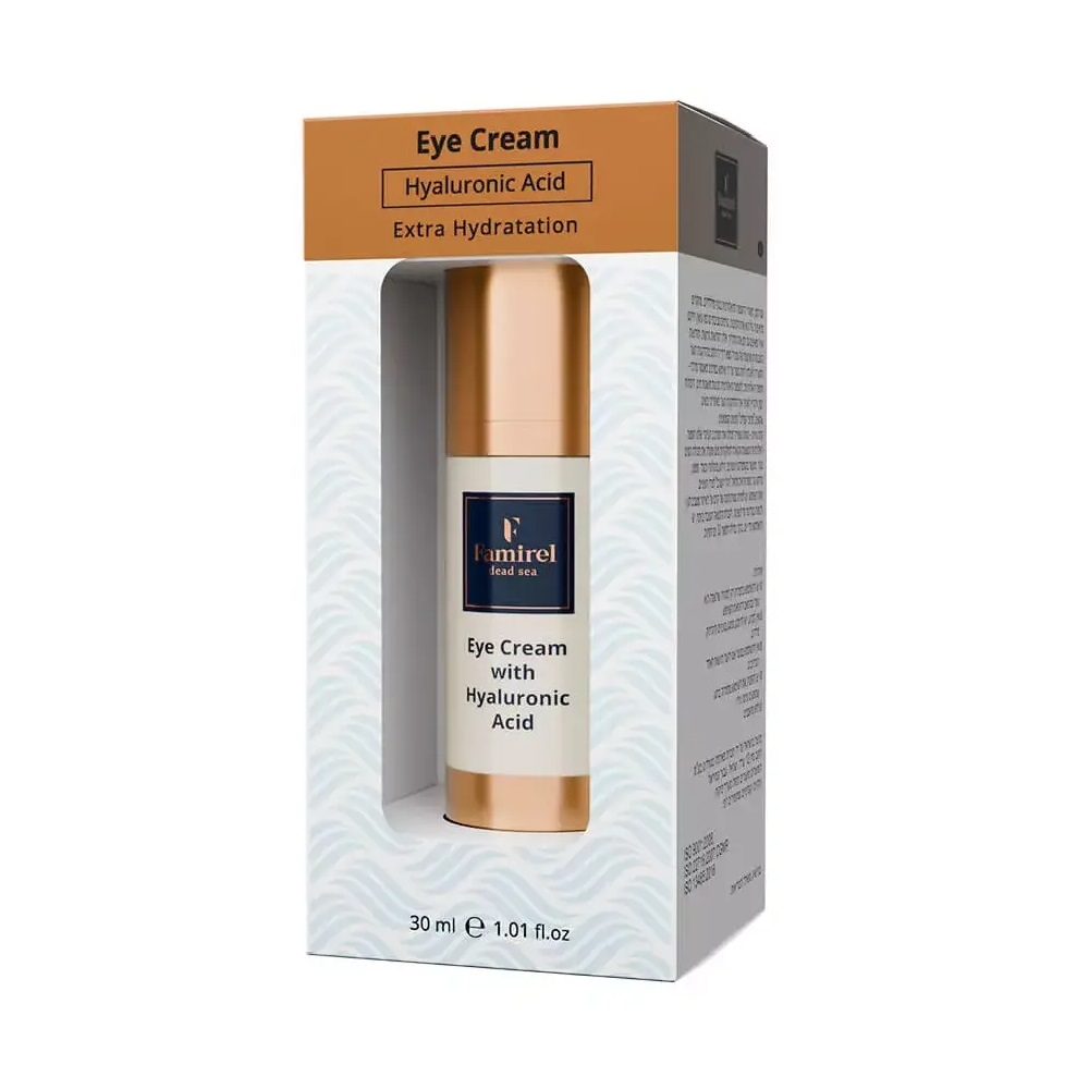 Крем для кожи вокруг глаз Famirel Eye Cream with Hyaluronic Acid увлажняющий, с гиалуроновой кислотой, 30 мл
