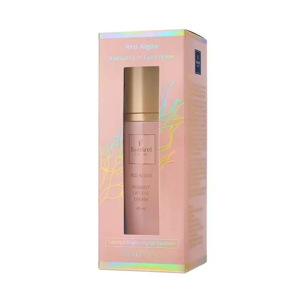 Крем для кожи вокруг глаз Famirel Red Algae Radiant Lift Eye Cream укрепляющий, с красными водорослями, 40 мл