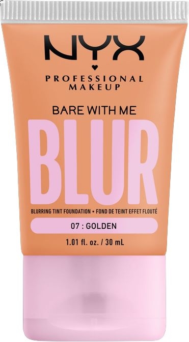 Тональная основа NYX Professional Makeup Bare With Me Blur лёгкая, для ровного тона, оттенок Golden