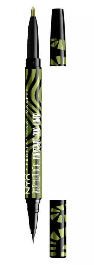 Подводка для глаз NYX Professional Makeup Beetlejuice Pinstripe Duo Liner двусторонняя, оттенок 03