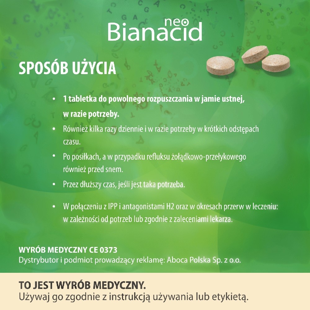 Aboca Neobianacid Smak cytrynowy Tabletki do ssania 