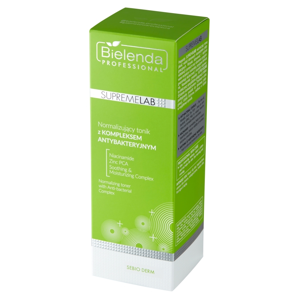 Bielenda Professional Supremelab SeBIODerm Tonik normalizujący z Kompleksem Antybakteryjnym