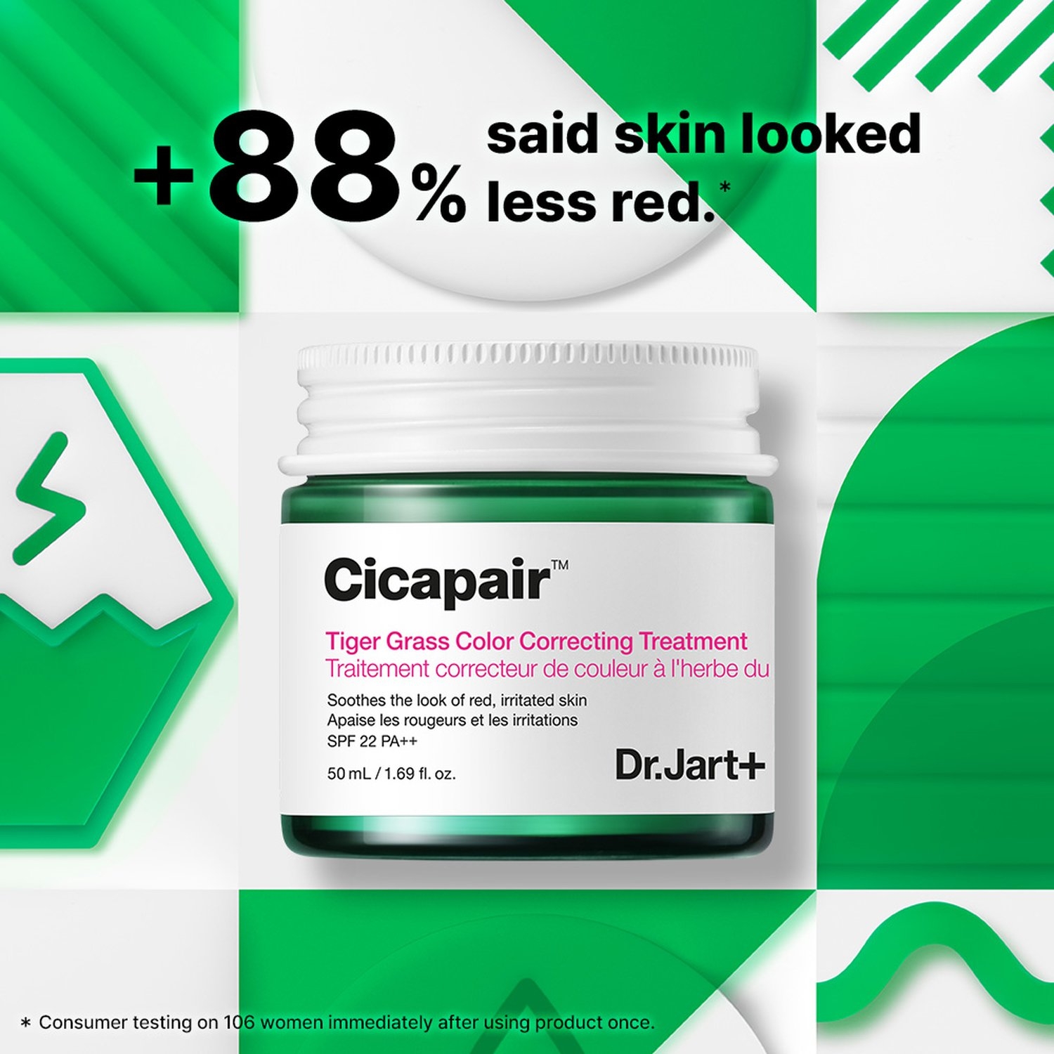 Dr.Jart+ Cicapair Tiger Grass Kuracja wyrównująca koloryt skóry z wąkrotką azjatycką, 30 ml