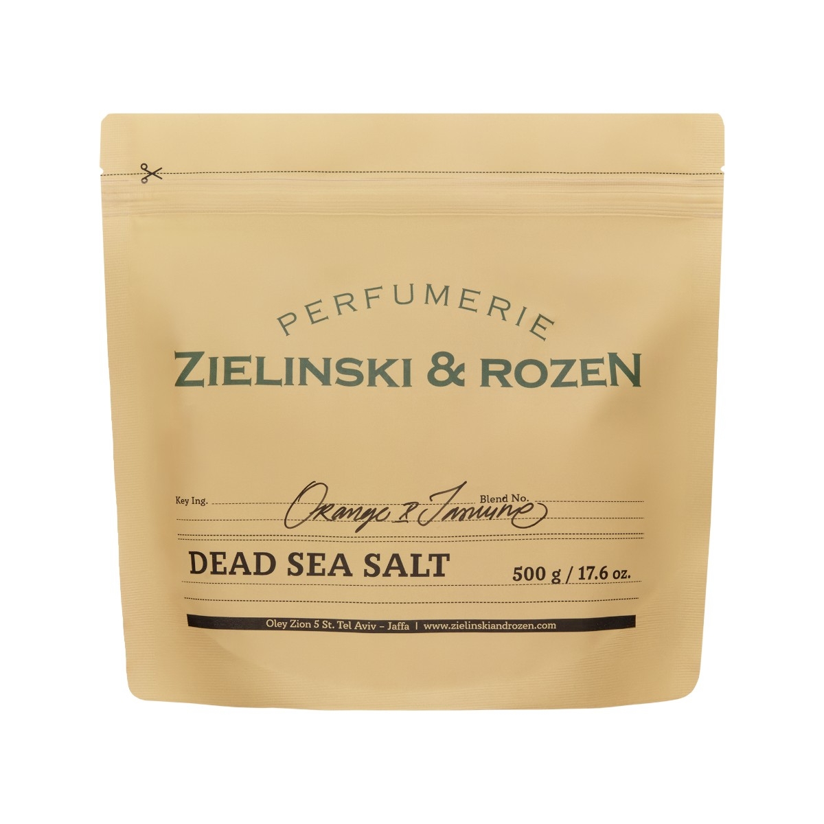Соль для ванны Zielinski & Rozen Orange & Jasmine, соль Мёртвого моря, расслабляющая