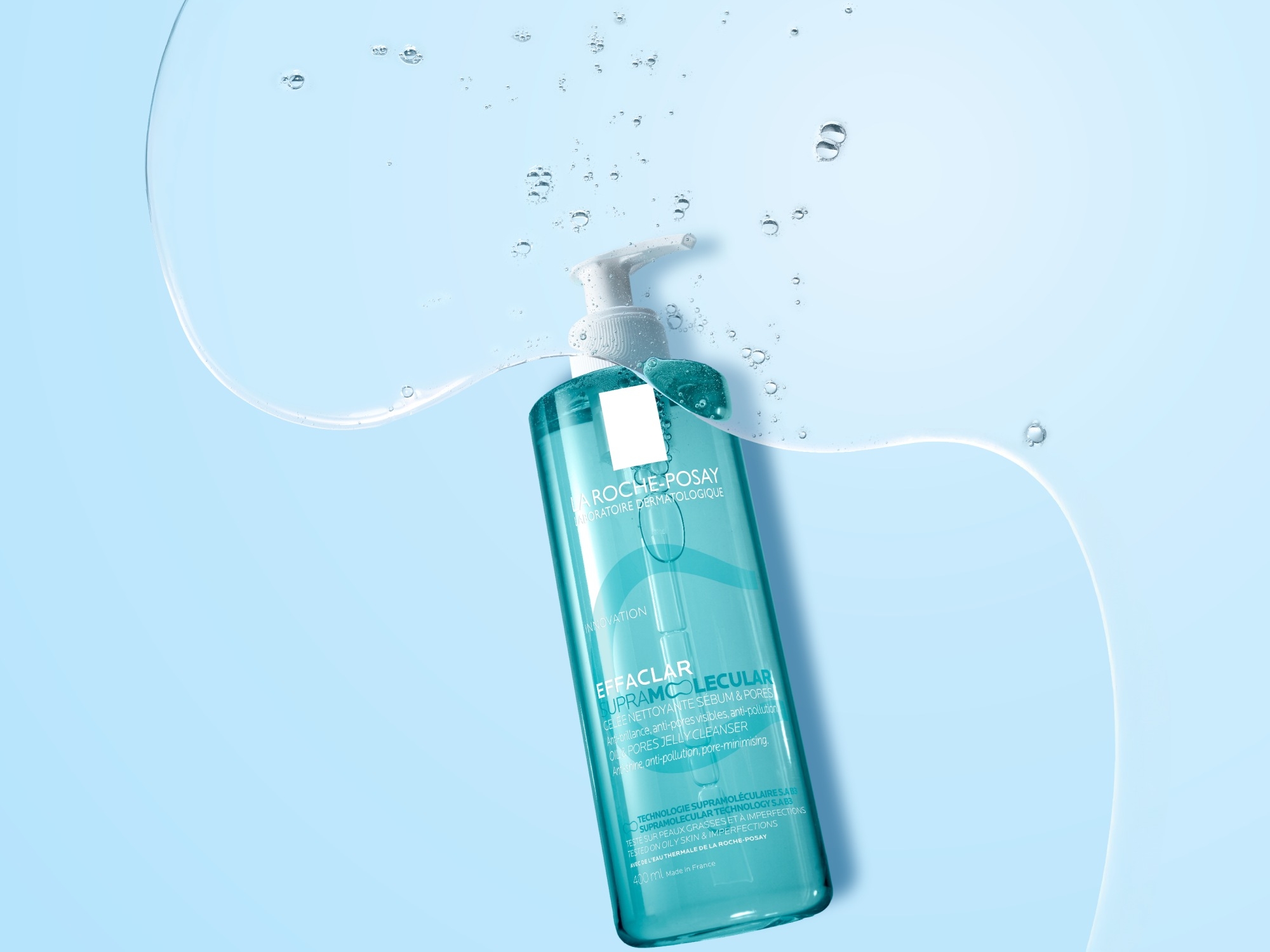 La Roche-Posay Effaclar Supramolecular Żel oczyszczający do skóry tłustej, 400 ml