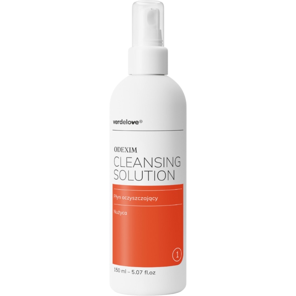 Verdelove Odexim Cleansing Solution, Płyn oczyszczający do pielęgnacji cery z objawami nużycy
