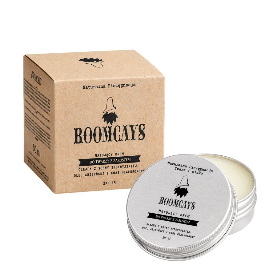 Крем для лица мужской Roomcays матирующий, увлажняющий, SPF 15, 50 мл