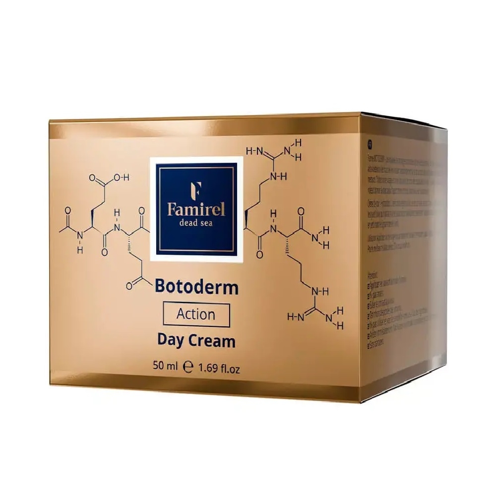 Дневной крем для лица Famirel Botoderm Action Day Cream против морщин, с пептидом и ретинолом, 50 мл