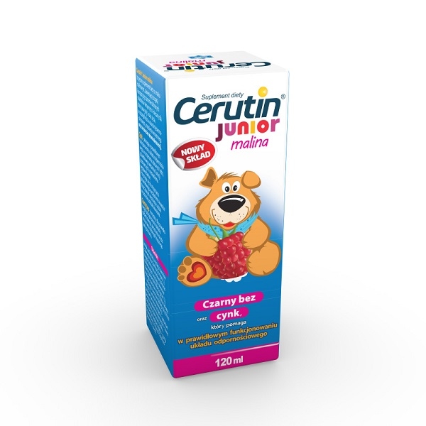 Cerutin Junior Malina Syrop 120 ml
