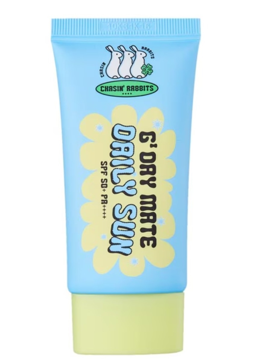Солнцезащитный крем для лица Chasin' Rabbits G'day Mate Daily Sun SPF 50+ PA++++, увлажняющий, 50 мл
