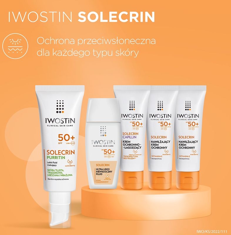 Iwostin Solecrin Purritin Fluid ochronny SPF 50+ 