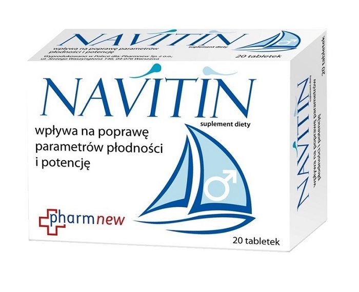 Navitin, Preparat na poprawę parametrów płodności i potencję dla mężczyzn, Tabletki