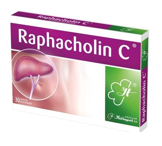 Raphacholin C tabletki drażowane 30 tabl.