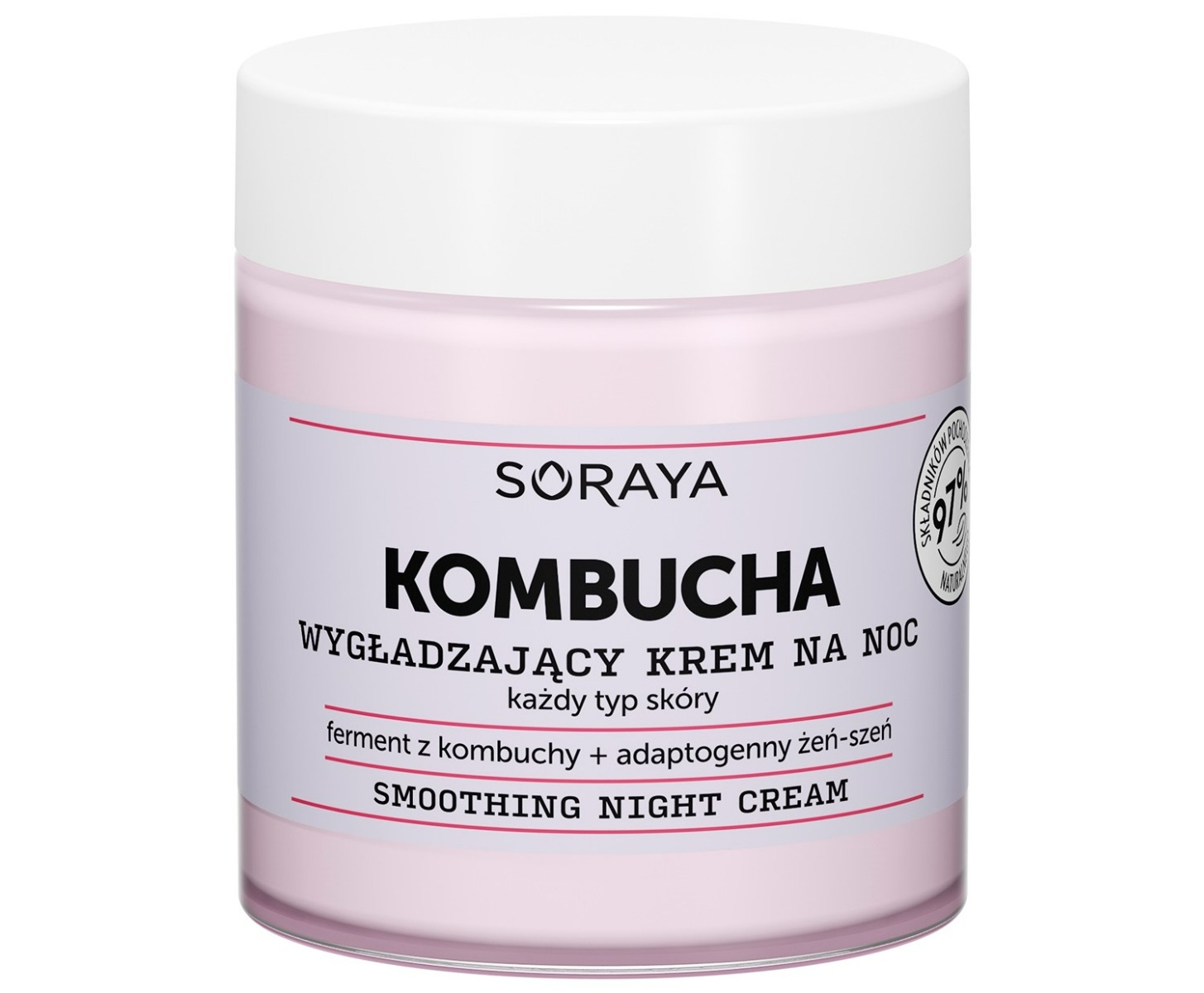 Soraya Kombucha Wygładzający krem na noc z kwasami AHA 