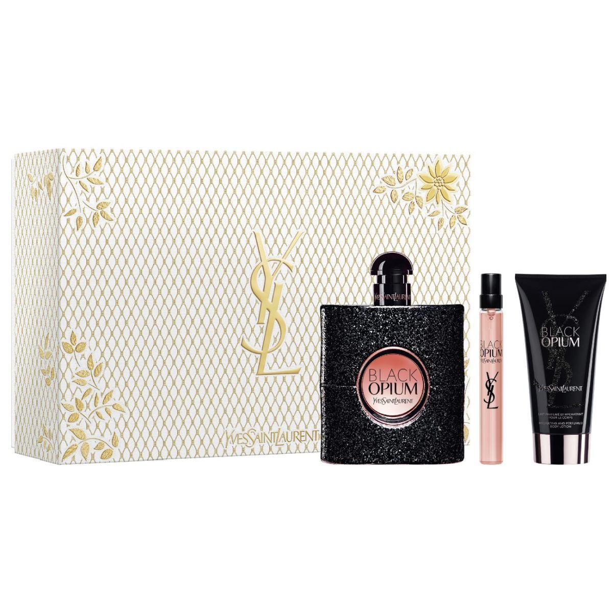 SET 5 本 Parfums de Mary Yves Saint Laurent Black Opium Zestaw upominkowy dla kobiet