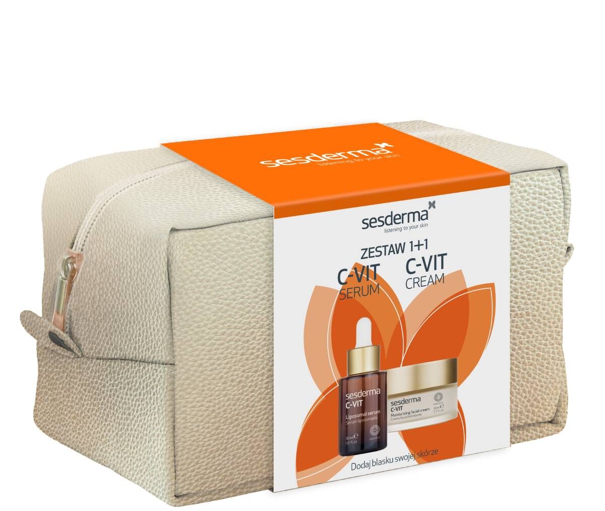 Sesderma C-Vit (Krem do twarzy + Serum liposomowe )