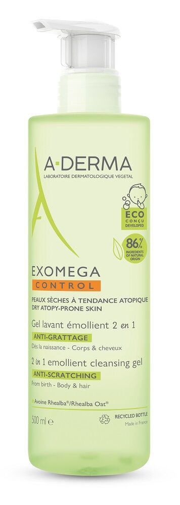 A-Derma Exomega Control Żel-emolient do mycia 2w1