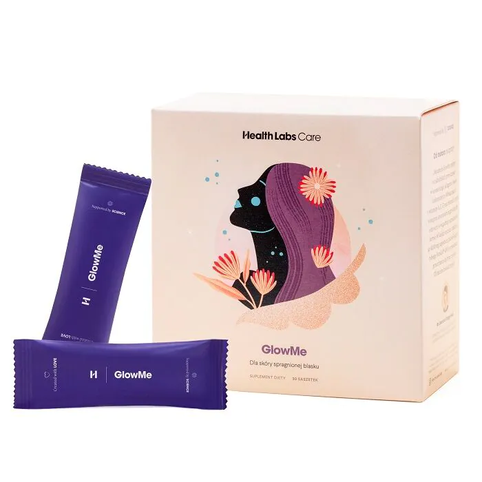 Health Labs Care GlowMe - Blask dla skóry, włosów i paznokci - 30 saszetek