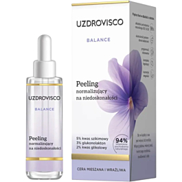 Uzdrovisco Balance Normalizujący peeling redukujący niedoskonałości, 30ml 