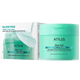 Anua PDRN 100 Hyaluronic Acid Glow Pad, nawilżająco-rozświetlające płatki do twarzy, 60 szt