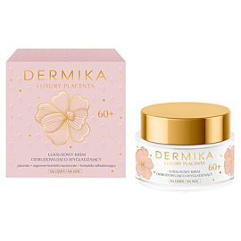Dermika Luxury Placenta Krem odbudowująco-wygładzający 60+ na dzień i na noc