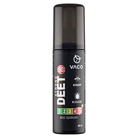 Vaco Strong 50 Płyn Na Kleszcze, Komary i Meszki Deet 50% + Geraniol 