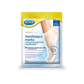 Scholl Expert Care PediMask, Nawilżająca maska do stóp z olejkiem makadamia, 1 Para
