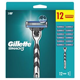 Gillette Mach3 Maszynka do golenia + 12 Wkładów