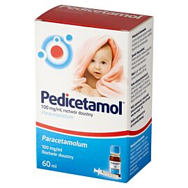 Pedicetamol 100 mg/ml roztwór doustny, 60 ml
